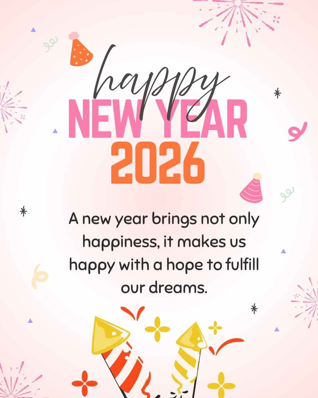 🎉 Happy New Year 2026 Wishes Images & Greetings to Share with Love ...